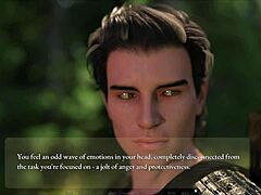 Power's cost in a visual novel