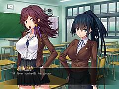Busty babes dominate in anime game