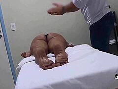my nymph came during massage and fucked the masseur