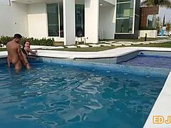 Real homemade video with rough anal sex and cum shot