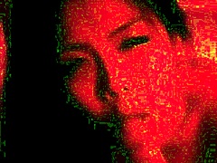 asian beauties' soft heart touch