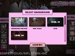 Anime inflation fantasies in dark lair