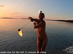 Seductive Rhythms Under Sunset Shores