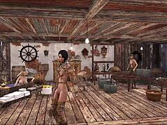 Fallout 4 fashion chyler leigh top model with cute brunette anime style