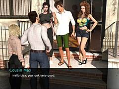 Lisa’s brave fucking in erotic teen game