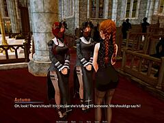 exploring the harem hotel in episode 326 of the game