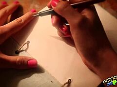 Franceska’s Fierce Latina Feet Fetish Display