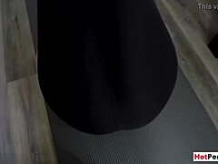 Busty Beauty's Hard Yoga Fuck