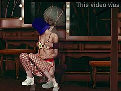 cute 3d lesbian girls in tender embrace