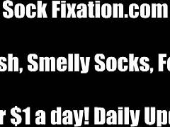 Stockings & foot fetish delight