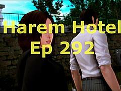 Harem hotel’s teasing game in room 292