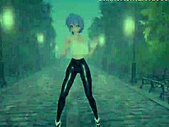 Anime Girl's Naughty Dance Moves