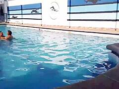 curvy housewife’s sultry poolside mystery