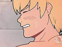 Big Cock Action in Gym Shower After Workout