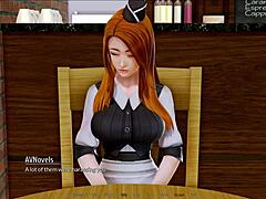 harem hotel scene with anime thrills at night