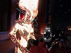 Flamen hot atronach fucked in wild vr