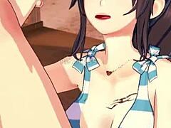 Daring Hentai Babe Teases In 3D Game