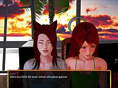 I explore my new family's redhead teen with small tits