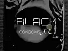 cute bbw oasis tests blackxl condoms in action