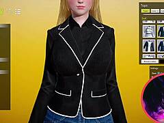 3d curvy anime tease