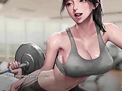 anime babes in sultry bedroom play