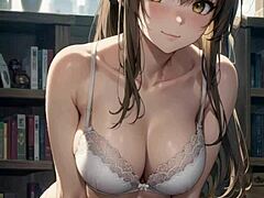 3D animated tease with big cock creampie