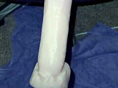 gay dude’s teasing anal dildo play on display