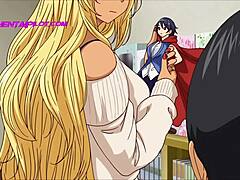 Blonde Teen’s Anime Classroom Seduction