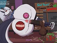 Loona Dalwart drives me wild with that huge monster!