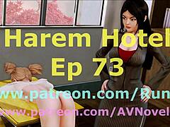 Harem hotel anime fuck in room 73