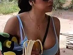 cheeky latina fucked hard on mountain peak