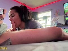 Dominant blowjob and anal sex