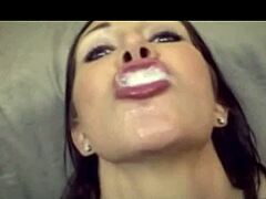 Sissy cum swallow training with the help of Bof Anniewankenobi