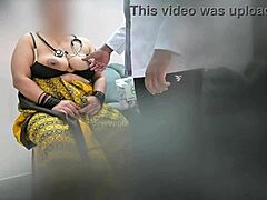 Doctor using patient in clinic for sexual experience