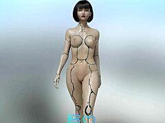 Specs and insertion play with a dildo