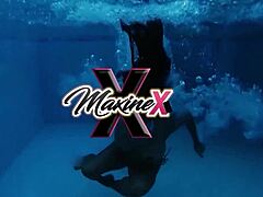 Maxine x solo performance with dildo and screaming orgasms
