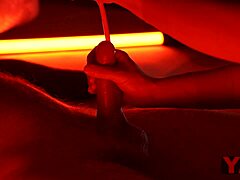 Femdom mistress punishes by deep throat penetration