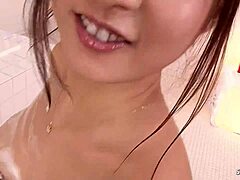Asian cutie gets a massage
