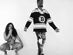 Dolla the fuck doll enjoys a rough deepthroat gangbang