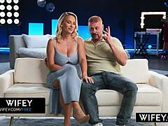 Wife Sadie Rose gets creampied in front of hubby