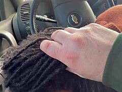 Beautiful black and white homemade video of an amateur giving blow job