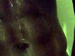 Solo shower time turns into a steamy session of masturbation