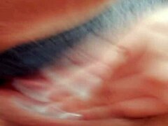 Shaved pussy masturbation for husband