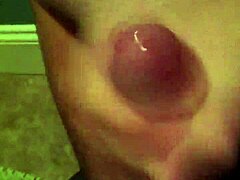 Solo boy's explosive orgasm
