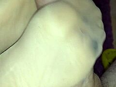 What’s Behind This Homemade Footjob in Sheer Nylons?