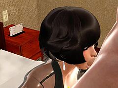 what’s the secret of this busty brunette’s bedroom heat?