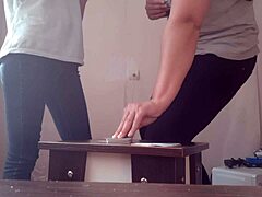 Loser At Cards Licks Pussy In Lesbian Game