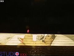 Watching my neighbour finger herself next door