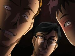 Wow! Hot Anime Teacher Takes It in the Ass During Wild Gangbang - 03