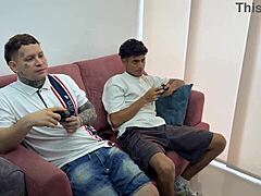 latina teen’s taboo ass fuck while husband rests